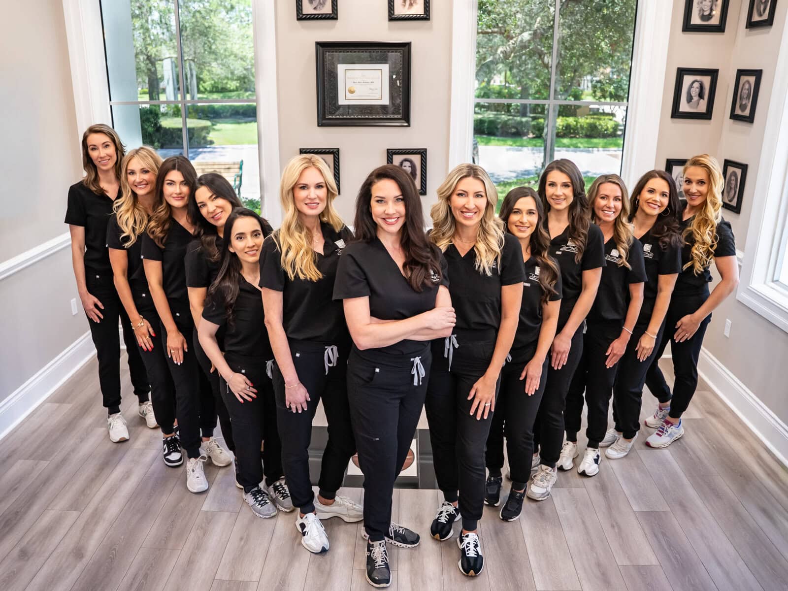 Clean, professional medical spa treatment room with neutral tones at Dana M Goldberg MD in Jupiter